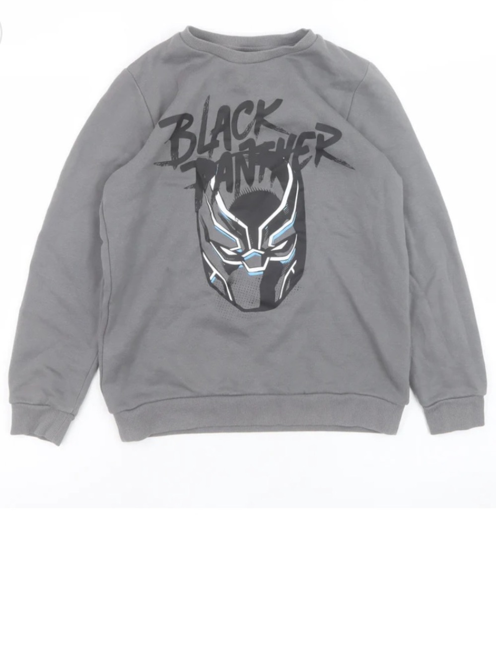 Marvel Black Panther Graphic Crewneck Sweater - Gray